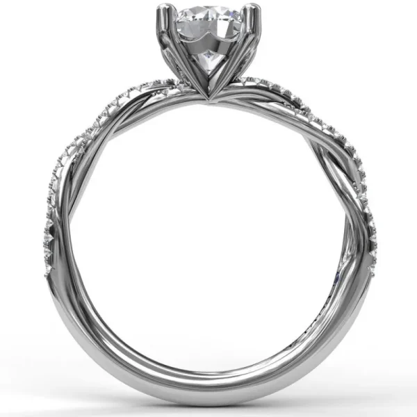 Discount Fana Petite Diamond Twist Engagement Ring