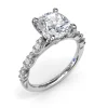 Discount Fana Petite Pave Diamond Engagement Ring