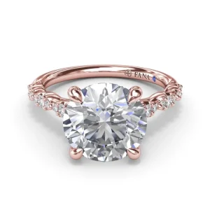 Sale Fana Petite Pave Diamond Engagement Ring