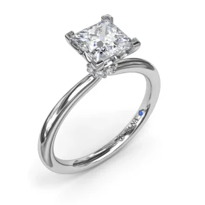 Clearance Fana Princess-Cut Diamond Engagement Ring