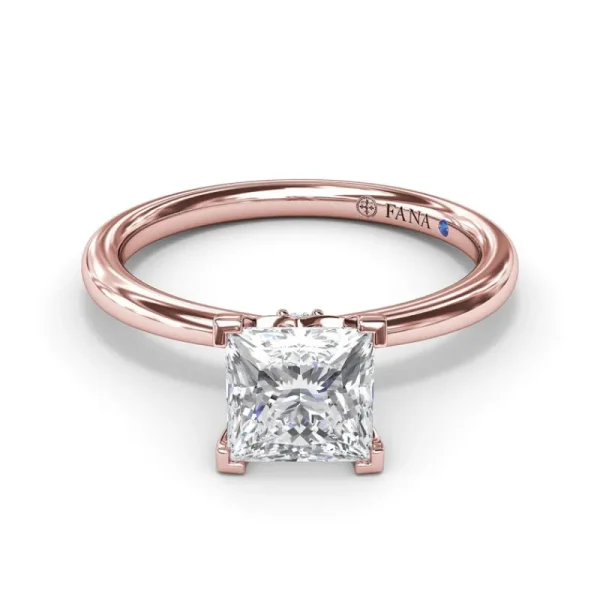 Clearance Fana Princess-Cut Diamond Engagement Ring