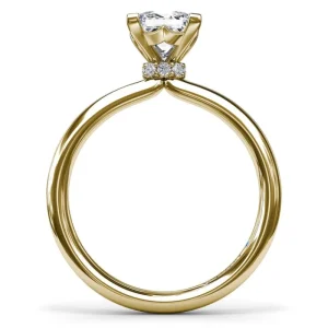 Clearance Fana Princess-Cut Diamond Engagement Ring