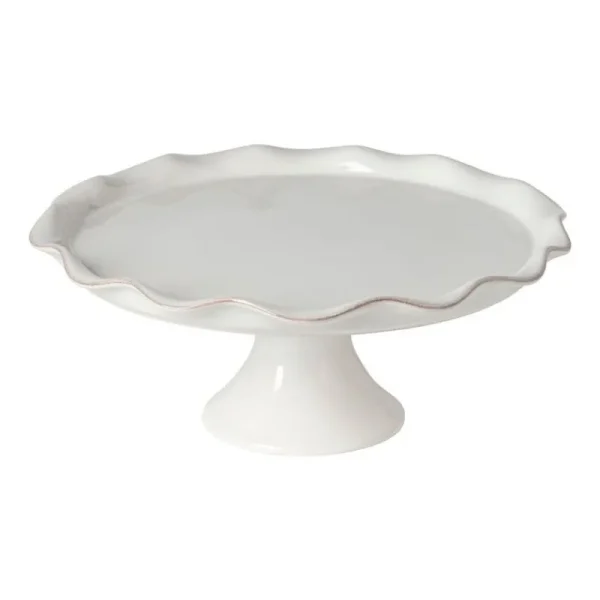 Hot Casafina Living 11" Footed Plate-White