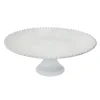 Clearance Casafina Living 14" Pearl Cake Stand-White