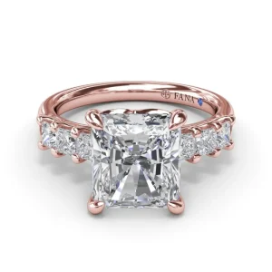 Hot Fana Radiant Diamond Engagement Ring