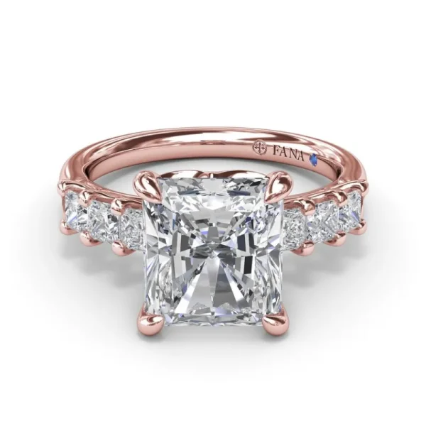 Hot Fana Radiant Diamond Engagement Ring