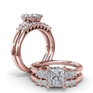 Fashion Fana Radiant Diamond Engagement Ring