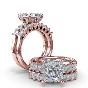 Hot Fana Radiant Diamond Engagement Ring