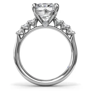 Hot Fana Radiant Diamond Engagement Ring