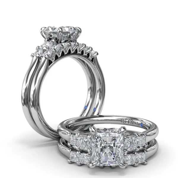 Fashion Fana Radiant Diamond Engagement Ring