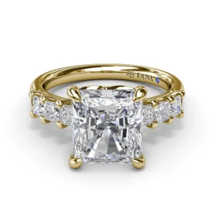 Hot Fana Radiant Diamond Engagement Ring