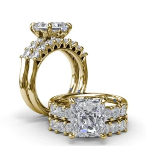 Hot Fana Radiant Diamond Engagement Ring