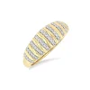 Sale Kelley Collection Ribbed Diamond Dome Ring