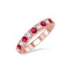 Outlet Kelley Collection Ruby & Diamond Band