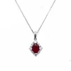 Fashion Kelley Collection Ruby & Diamond Pendant