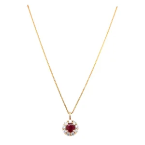 Best Kelley Collection Ruby & Diamond Pendant