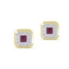 Discount Kelley Collection Ruby & Diamond Stud Earrings