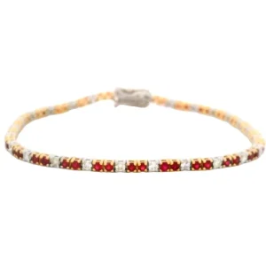 Sale Kelley Collection Ruby & Diamond Tennis Bracelet