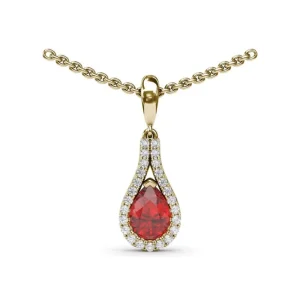 Best Fana Ruby and Diamond Wrap Pendant