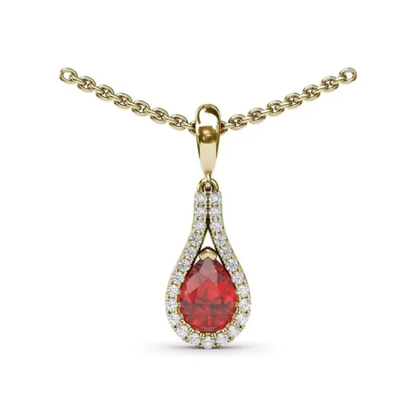 Best Fana Ruby and Diamond Wrap Pendant