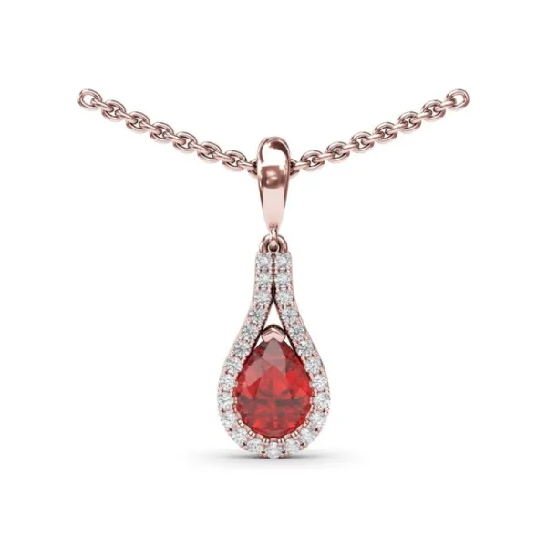 Best Fana Ruby and Diamond Wrap Pendant