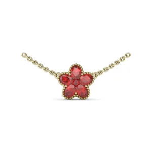 Sale Fana Ruby Magnolia Necklace