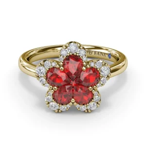 Best Fana Ruby Magnolia Ring