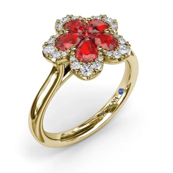 Best Fana Ruby Magnolia Ring