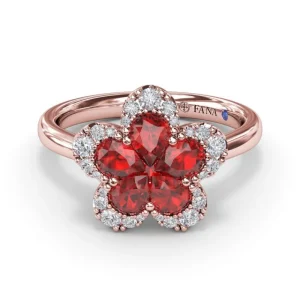 Best Fana Ruby Magnolia Ring