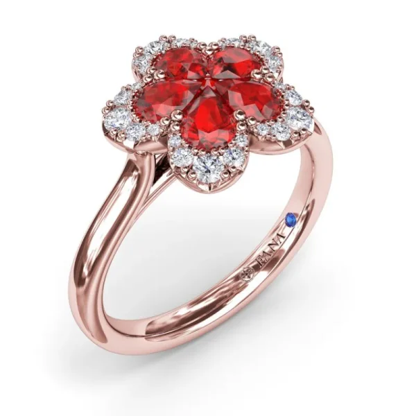 Best Fana Ruby Magnolia Ring