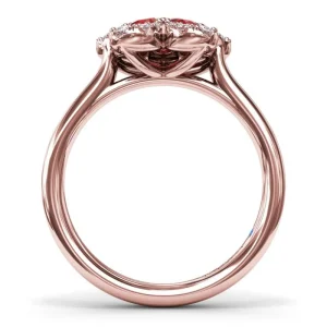 Best Fana Ruby Magnolia Ring