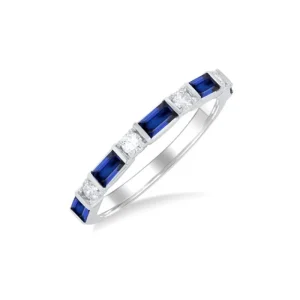 Discount Kelley Collection Sapphire & Diamond Band