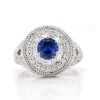 Hot Kelley Collection Sapphire & Diamond Band