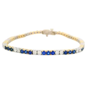 Sale Kelley Collection Sapphire & Diamond Tennis Bracelet