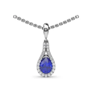 Discount Fana Sapphire and Diamond Wrap Pendant