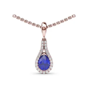 Discount Fana Sapphire and Diamond Wrap Pendant