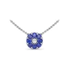 Online Fana Sapphire Flower Cluster Necklace