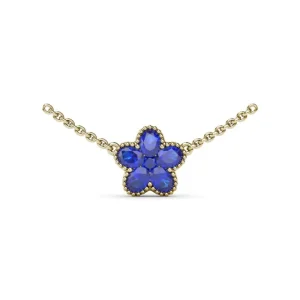 New Fana Sapphire Magnolia Necklace