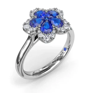 Online Fana Sapphire Magnolia Ring