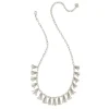 Best Kendra Scott Sienna Strand Necklace in Rhodium Metal