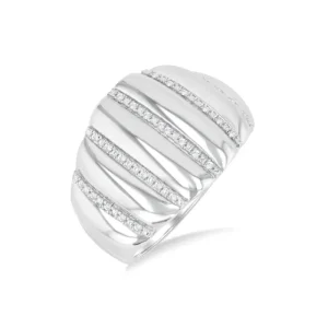 Sale Kelley Collection Silver Bold Fashion Wide Band