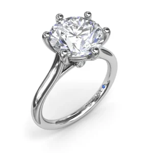 New Fana Six Prong Diamond Engagement Ring