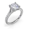 New Fana Split Shank Diamond Engagement Ring