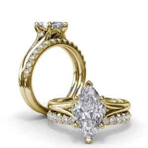 Sale Fana Split Shank Engagement Ring