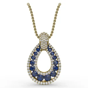 Discount Fana Steal The Spotlight Sapphire and Diamond Pendant