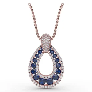 Discount Fana Steal The Spotlight Sapphire and Diamond Pendant