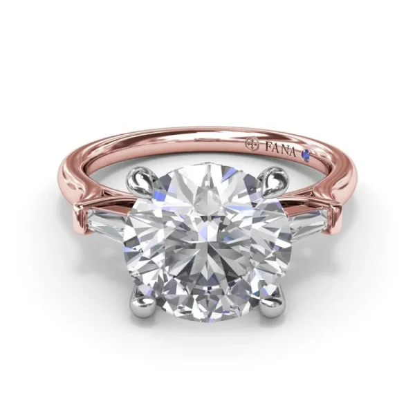 Discount Fana Tapered Baguette Diamond Engagement Ring