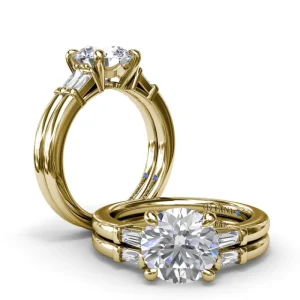 Discount Fana Tapered Baguette Diamond Engagement Ring