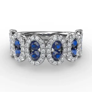 Discount Fana Think Like A Queen Sapphire and Diamond Ring