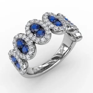 Discount Fana Think Like A Queen Sapphire and Diamond Ring